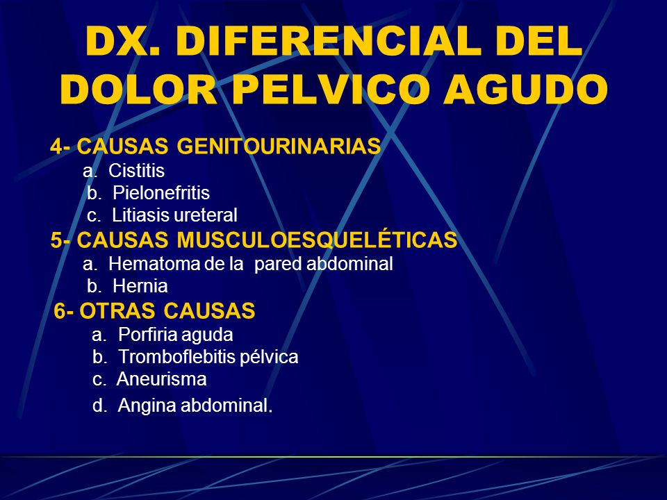 dolor pélvico agudo en mujeres dolor pélvico agudo en mujeres